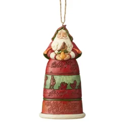 Best Sale 12 Days Of Christmas Santa Ornament - Jim Shore