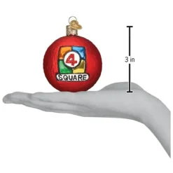 Online 4 Square Ball Ornament - Fun & Games
