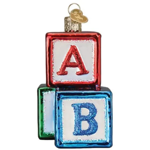 Best Abc Blocks Ornament - Baby