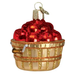 Discount Old World Christmas Apple Basket Ornament -