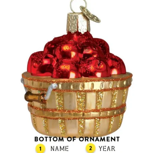 Discount Old World Christmas Apple Basket Ornament -