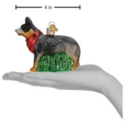 Hot Old World Christmas Australian Cattle Dog Ornament -