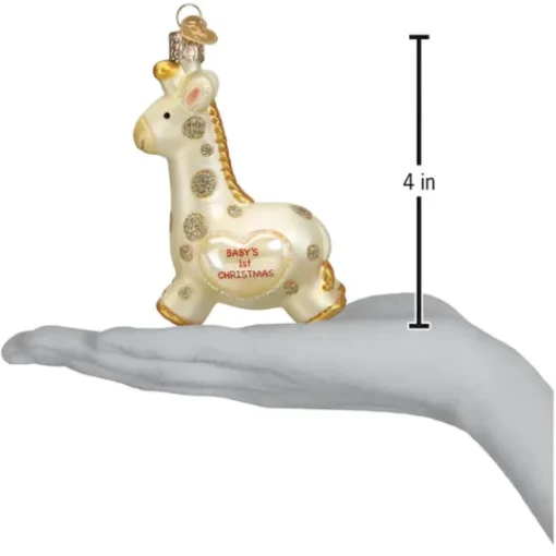 New Baby's 1St Christmas Giraffe Ornament - Baby