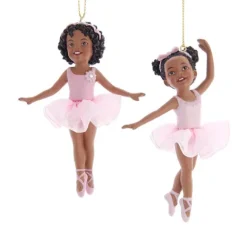 Cheap Kurt Adler Ballerina Ornament, African American