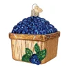 New Old World Christmas Basket Of Blueberries Ornament -