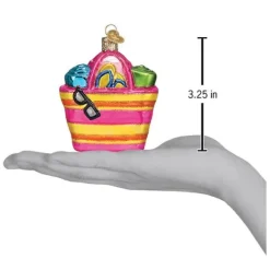 Cheap Old World Christmas Beach Bag Ornament -