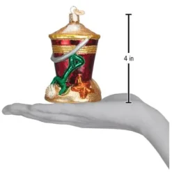 New Old World Christmas Beach Bucket Ornament -