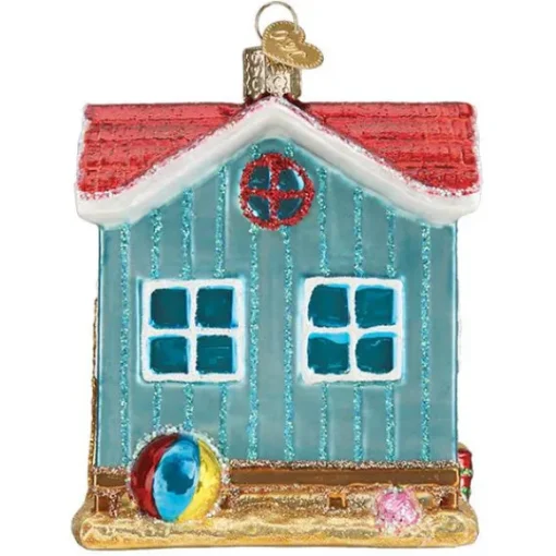 Cheap Old World Christmas Beach House Ornament -