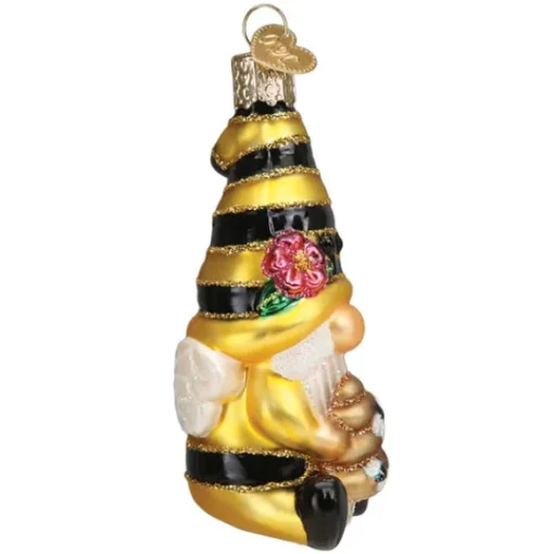 Best Bee Happy Gnome Ornament - Garden, Birds & Insects