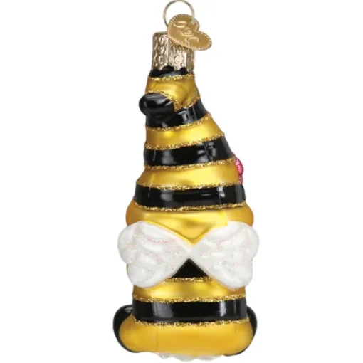 Best Bee Happy Gnome Ornament - Garden, Birds & Insects
