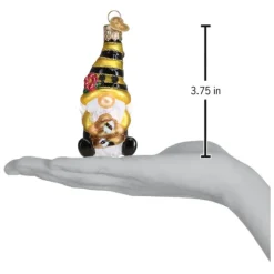 Best Bee Happy Gnome Ornament - Garden, Birds & Insects