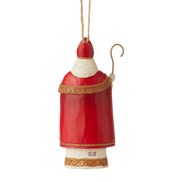 Hot Belgian Santa Ornament - Jim Shore