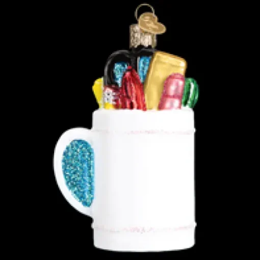 Store Old World Christmas Best Teacher Mug Ornament -