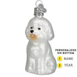 Sale Old World Christmas Bichon Frise Ornament -