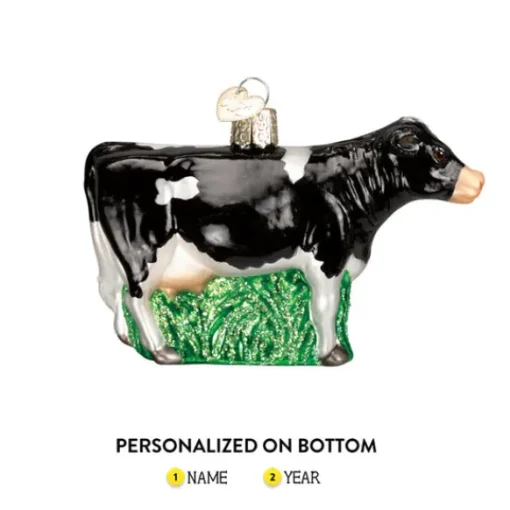 Cheap Black Dairy Cow Ornament - Animals