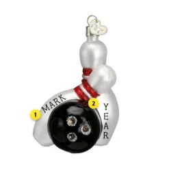 Best Old World Christmas Bowling Ball And Pins Ornament -