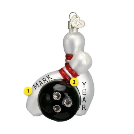 Best Old World Christmas Bowling Ball And Pins Ornament -