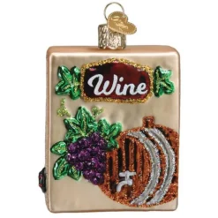 Store Old World Christmas Boxed Wine Ornament -