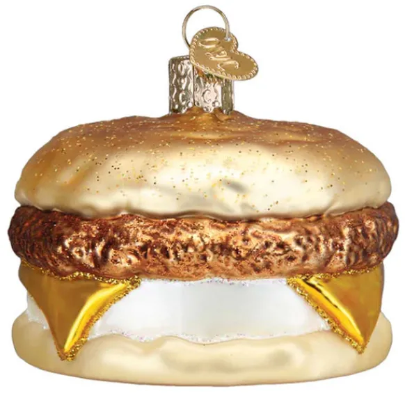 Best Sale Old World Christmas Breakfast Sandwich Ornament -