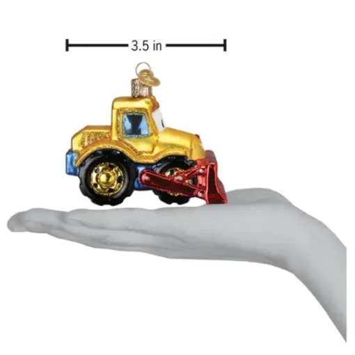Shop Bright-Eyed Bulldozer Ornament - Kids