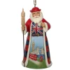 Discount Jim Shore British Santa Ornament