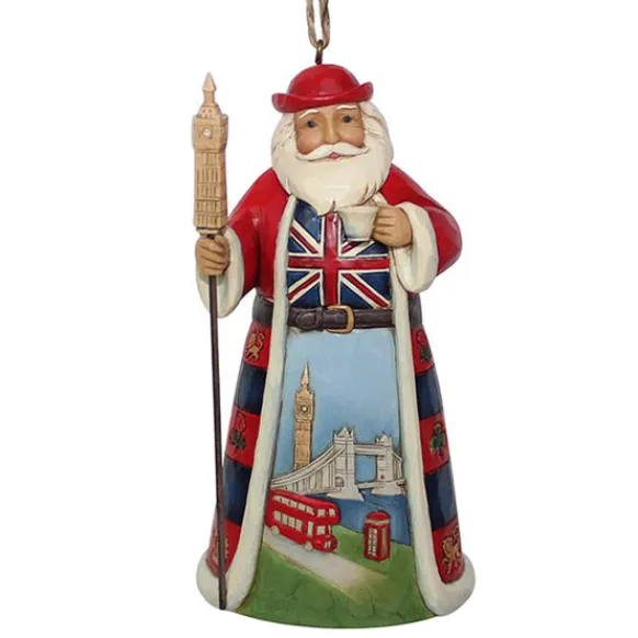 Discount Jim Shore British Santa Ornament