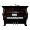 Hot Brown Upright Piano Ornament Music