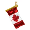 Fashion Old World Christmas Canadian Flag Ornament -
