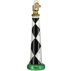 Fashion Old World Christmas Cape Lookout Lighthouse Ornament -