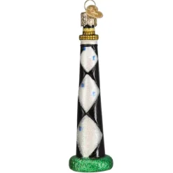 Fashion Old World Christmas Cape Lookout Lighthouse Ornament -