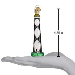 Fashion Old World Christmas Cape Lookout Lighthouse Ornament -