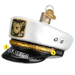 Sale Old World Christmas Captain's Cap Ornament -