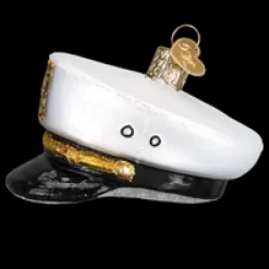 Sale Old World Christmas Captain's Cap Ornament -