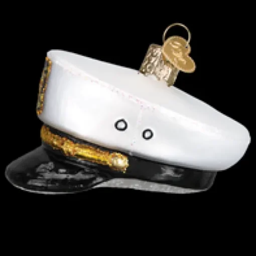Sale Old World Christmas Captain's Cap Ornament -