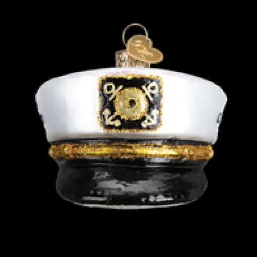 Sale Old World Christmas Captain's Cap Ornament -