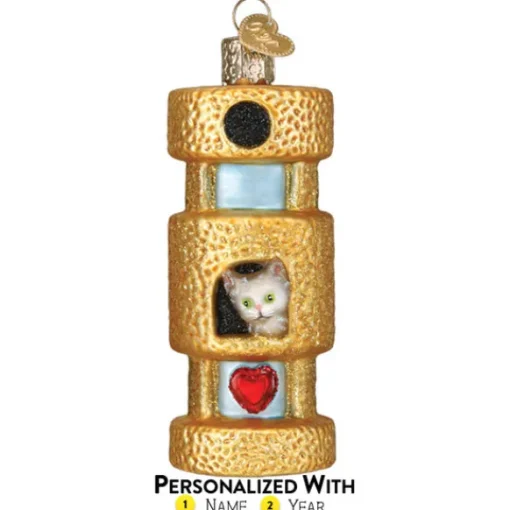 Discount Old World Christmas Cat Tower Ornament -