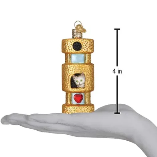 Discount Old World Christmas Cat Tower Ornament -