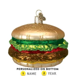 Fashion Old World Christmas Cheeseburger Ornament -