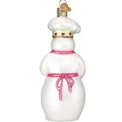 Discount Old World Christmas Chef Snow Woman Ornament -