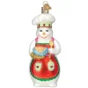 Cheap Old World Christmas Chef Snow Woman Ornament -