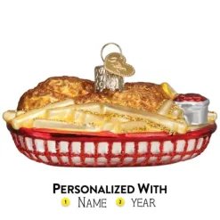 Best Old World Christmas Chicken Basket Ornament -