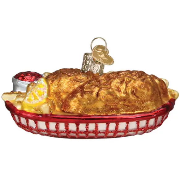 Best Old World Christmas Chicken Basket Ornament -