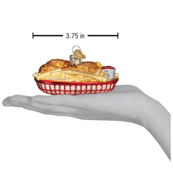 Best Old World Christmas Chicken Basket Ornament -