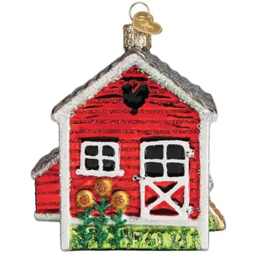 Online Chicken Coop Ornament - Horse & Farm