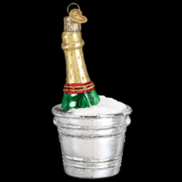 Clearance Chilled Champagne Ornament - Engaged, Wedding, & Anniversary