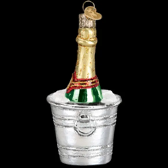 Clearance Chilled Champagne Ornament - Engaged, Wedding, & Anniversary