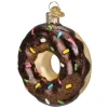 Sale Old World Christmas Chocolate Sprinkles Donut Ornament -
