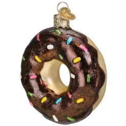 Sale Old World Christmas Chocolate Sprinkles Donut Ornament -