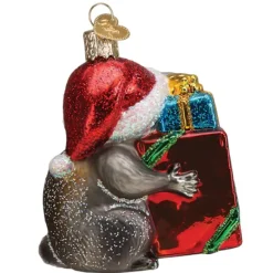 Fashion Christmas Bandit Raccoon Ornament - Animals