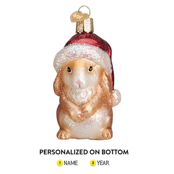 Best Christmas Bunny Ornament - Animals